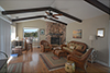 Living area of Lake Tulloch rental home